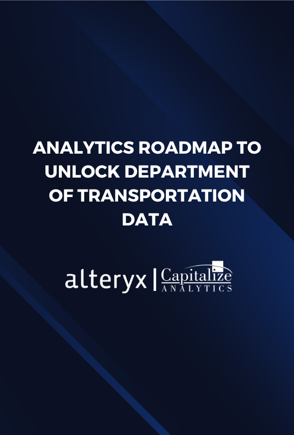 Analytics Roadmap to Unlock Department of Transportation Data