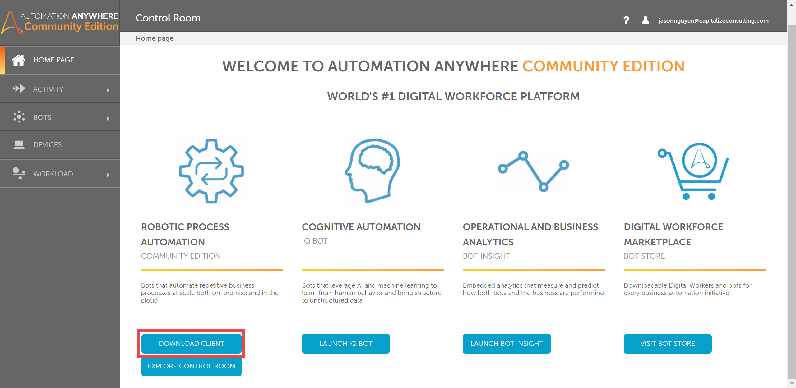 rpa anywhere software free download