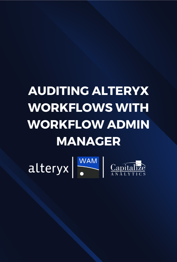 Auditing Alteryx Workflows with Workflow Admin Manager
