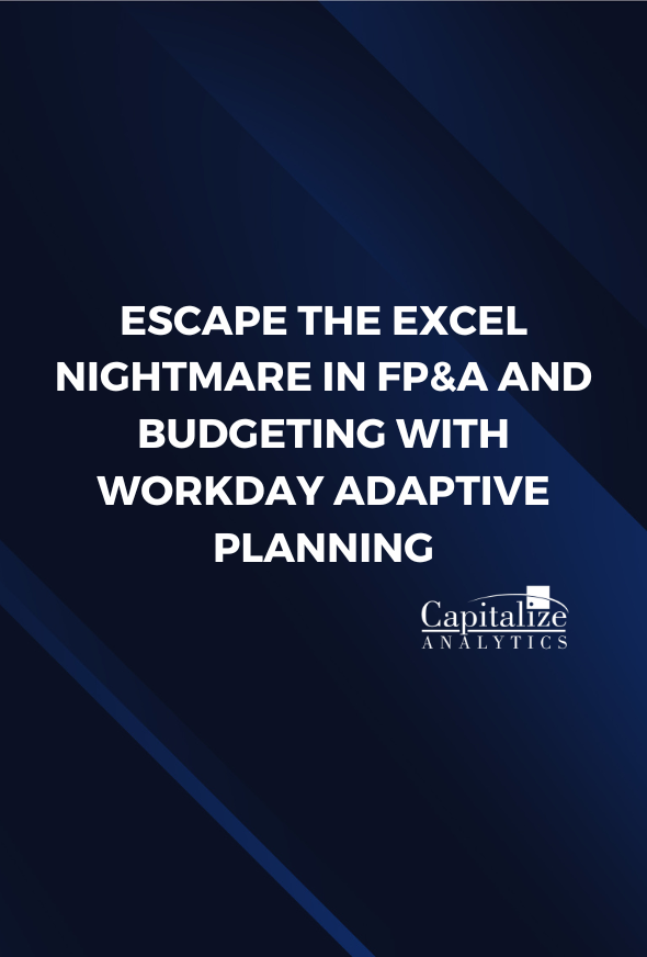 Escape the Excel Nightmare in FP&A and Budgeting with Workday Adaptive