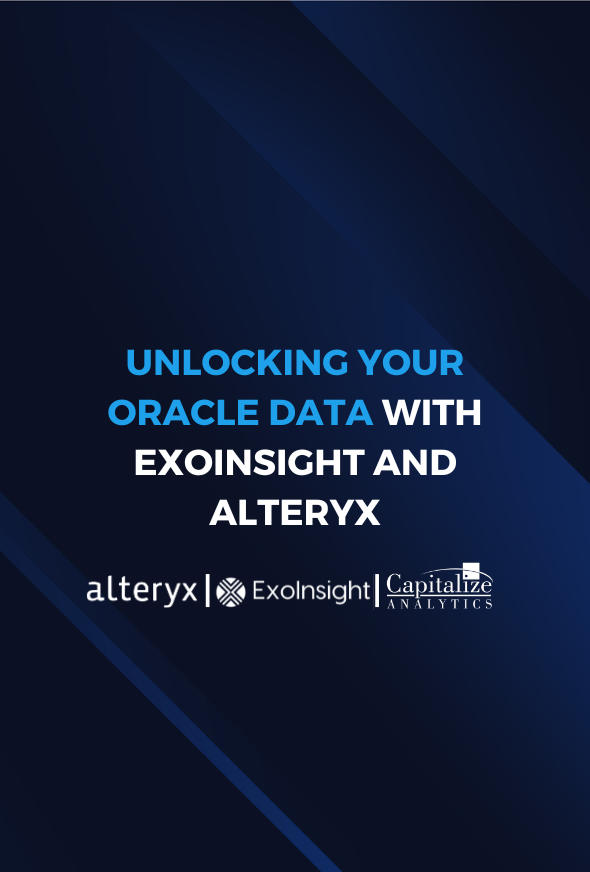 Unlocking Your Oracle Data with ExoInsight and Alteryx.