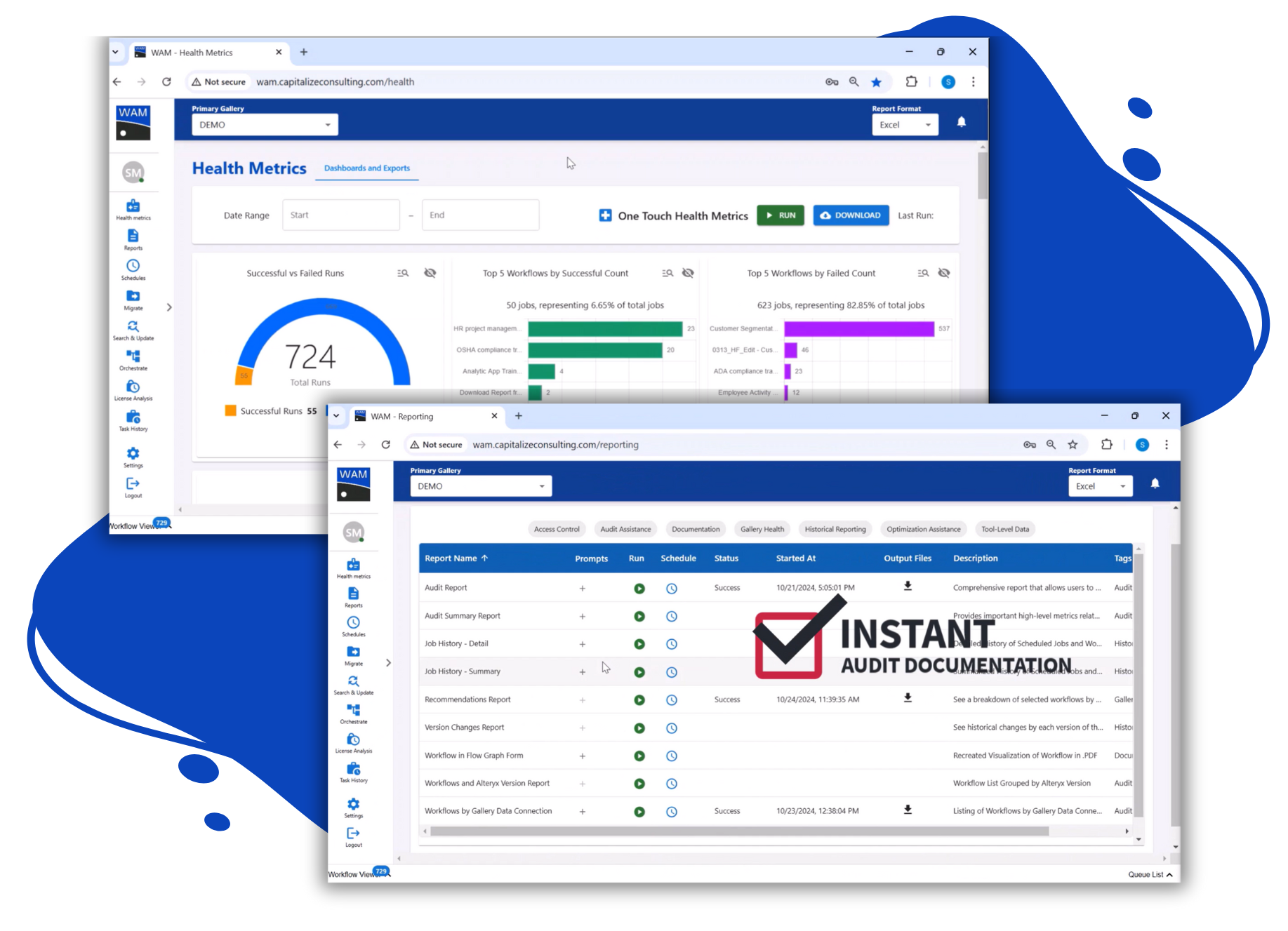 Workflow Admin Manager (WAM) - Capitalize Analytics