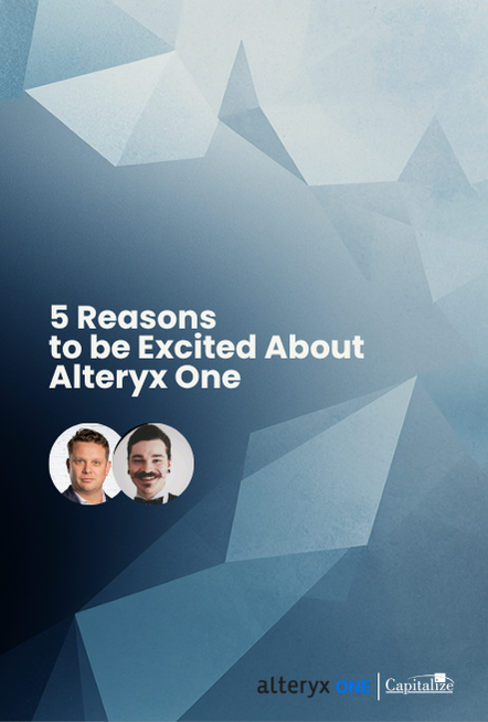 5 Reasons to Be Excited About Alteryx One
